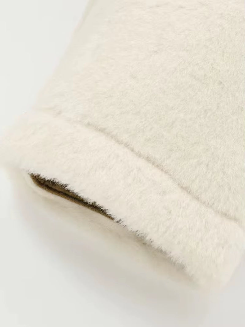 Veste bouclée – silhouette sublimée