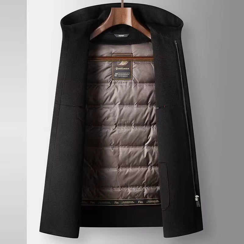 Manteau  laine & duvet