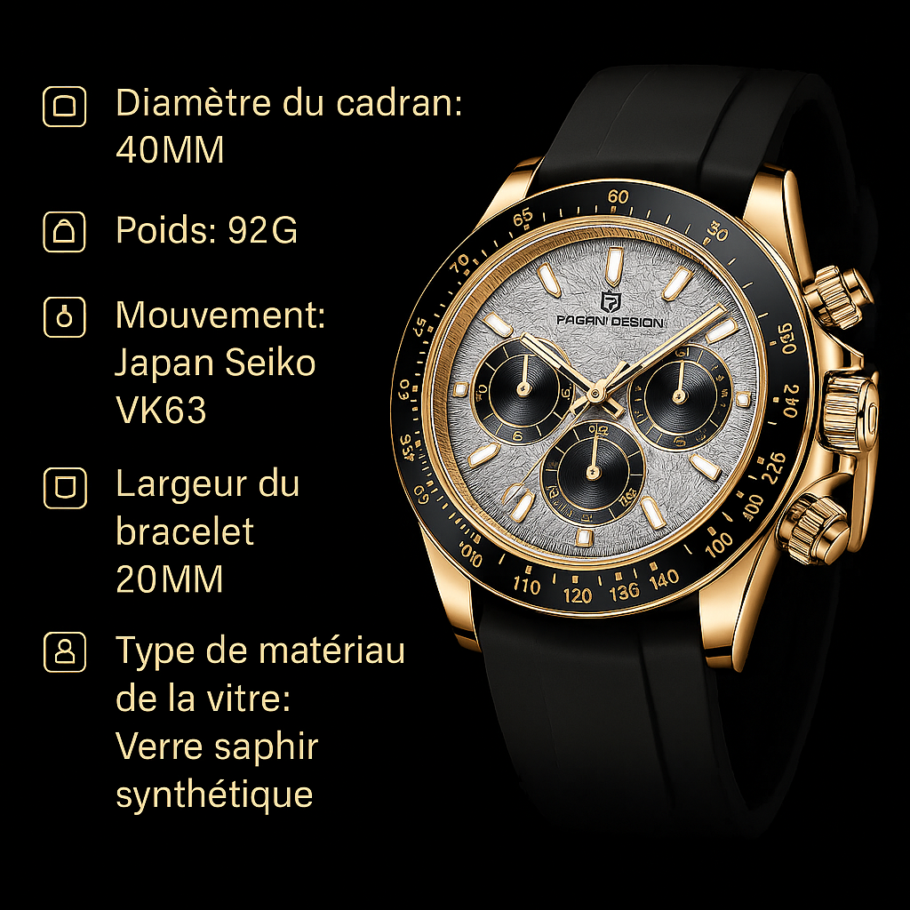 Montre Chronographe -Performance et style