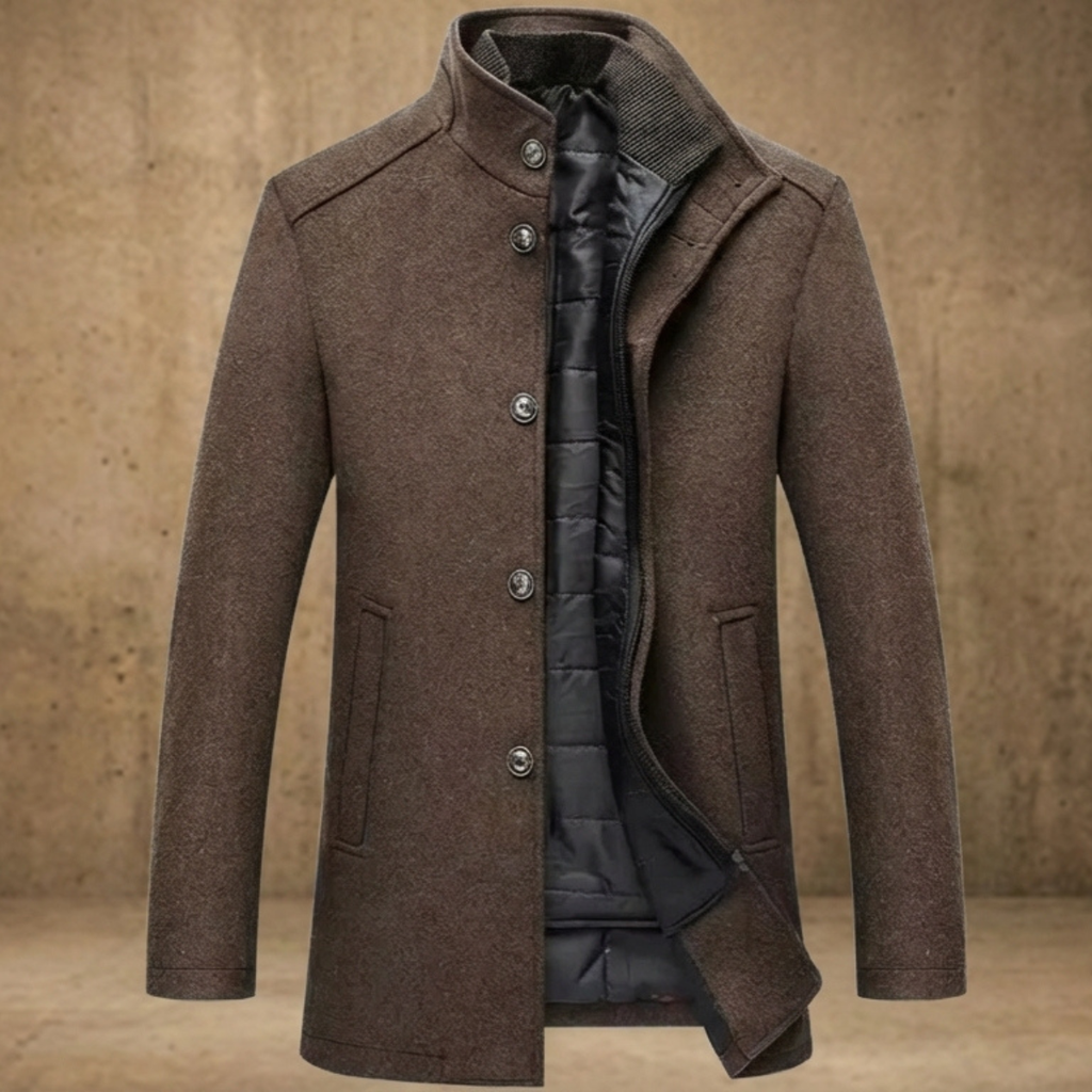 Manteau masculin– Élégance structurée