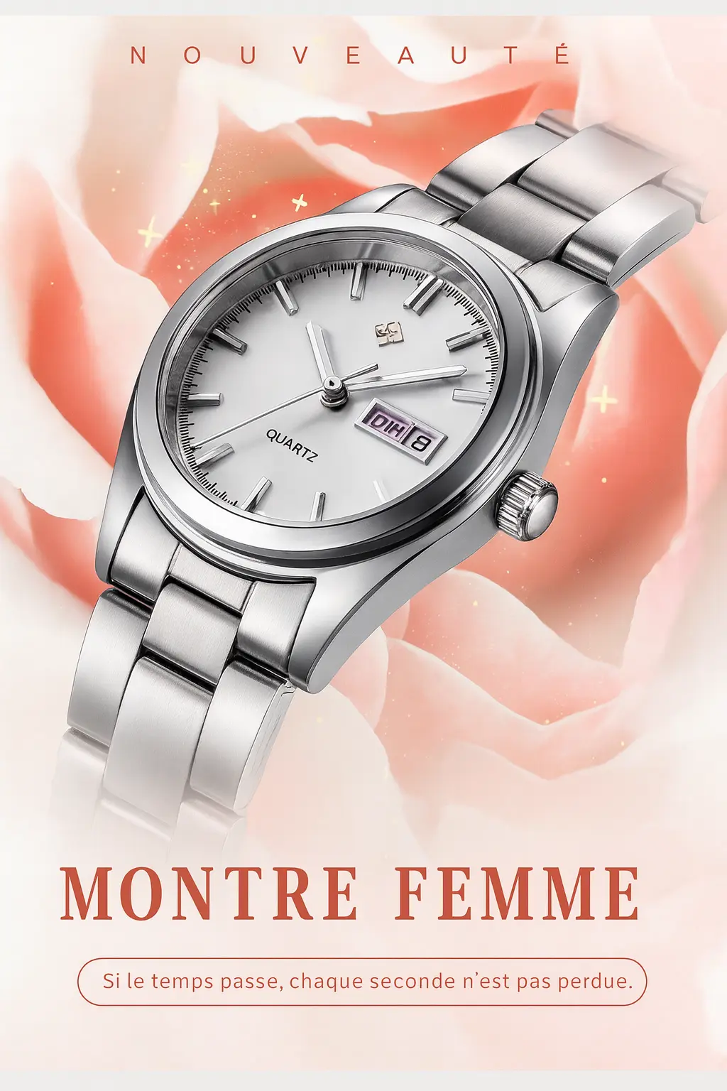 Montre Femme Élégance Cristal
