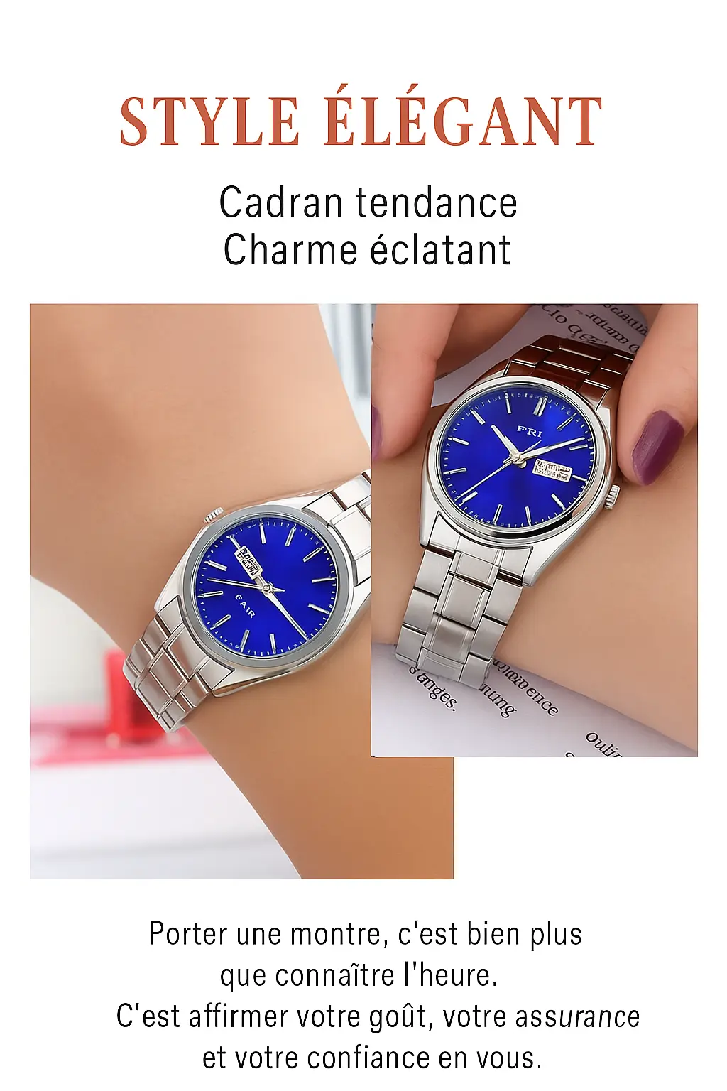 Montre Femme Élégance Cristal