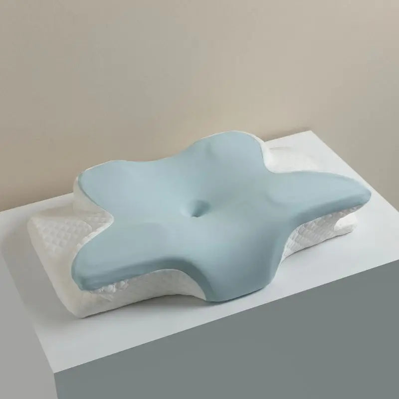 Oreiller orthopédique ™  Soulage les douleurs cervicales & améliore le sommeil.